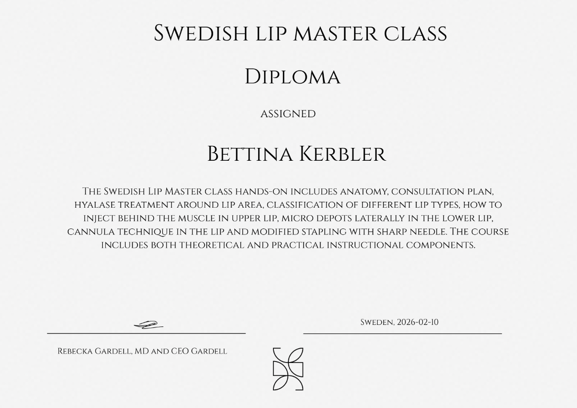 Lip Filler Masterclass in Stockholm mit Rebecka Gardell Lip Filler Masterclass in Stockholm mit Rebecka Gardell
